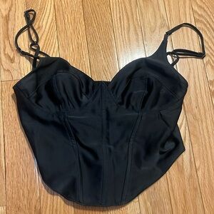 Urban Outfitters black corset top